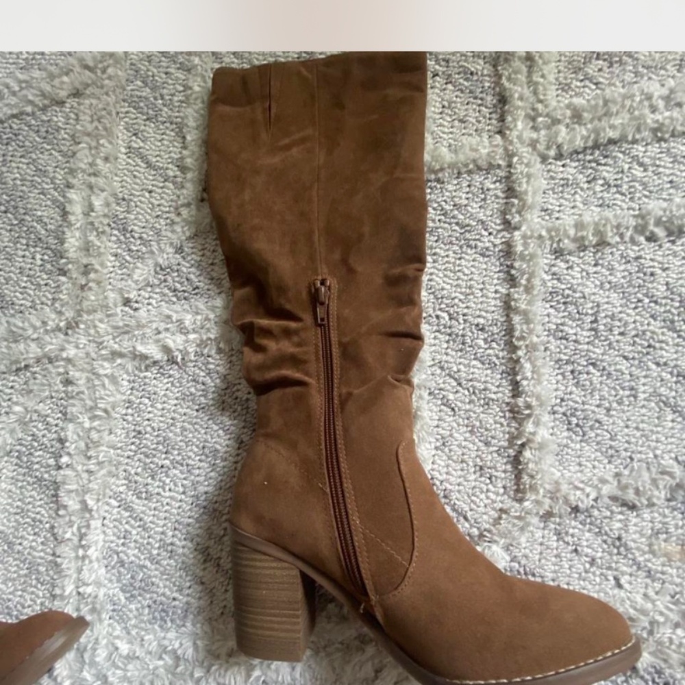 Brown Tall Boots- NWT, Size 8